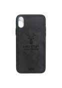 Coque iPhone XS Max "Deer" effet cuir