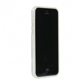 Bumper - Contour TPU Blanc et transparent iPhone 5C