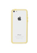 Bumper - Contour TPU jaune et transparent iPhone 5C