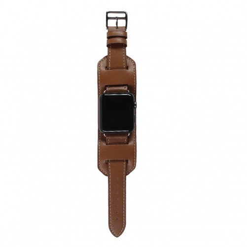 Bracelet simili cuir 2 en 1 Fashion Band pour Apple Watch 40mm & 38mm
