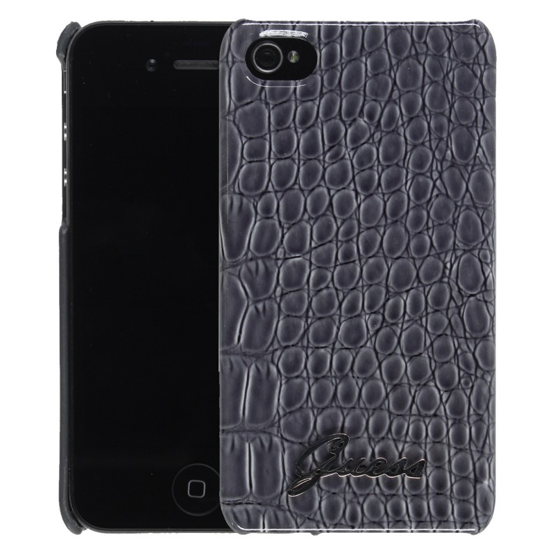 Coque Croco Gris Guess iPhone 4/4S