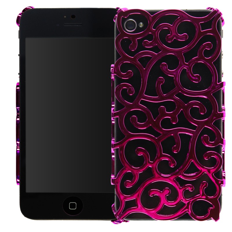 Coque Bling Bling style iPhone 4 4S Rose
