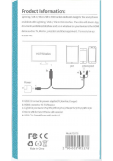 Câble HDMI 3 en 1 [Lightning + Micro USB + USB-C] 1m80