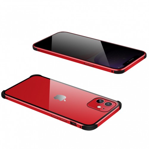 Coque protection 360° iPhone 6 Plus/6S Plus [Fermeture magnétique + Verre trempé]