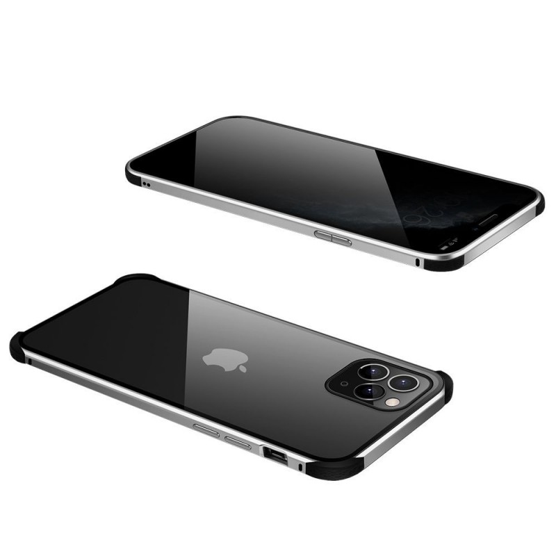 Coque protection 360° iPhone 11 [Fermeture magnétique + Verre trempé]