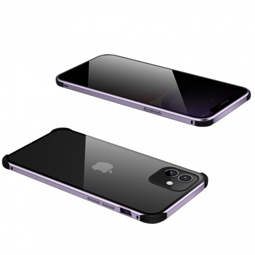 Coque protection 360° iPhone 11 [Fermeture magnétique + Verre trempé]