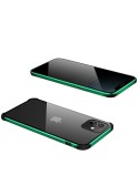 Coque protection 360° iPhone 11 [Fermeture magnétique + Verre trempé]