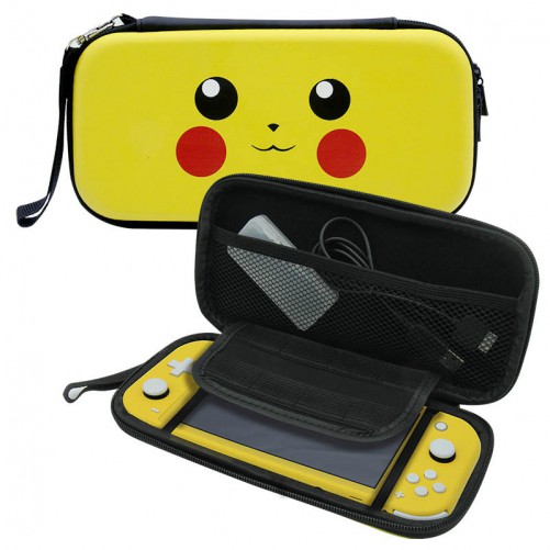 Housse Pikachu avec poignée compatible Nintendo Switch Lite