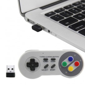 Manette sans fil compatible SNES Classic/PC