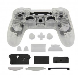 Coque DualShock 4 Transparente + boutons