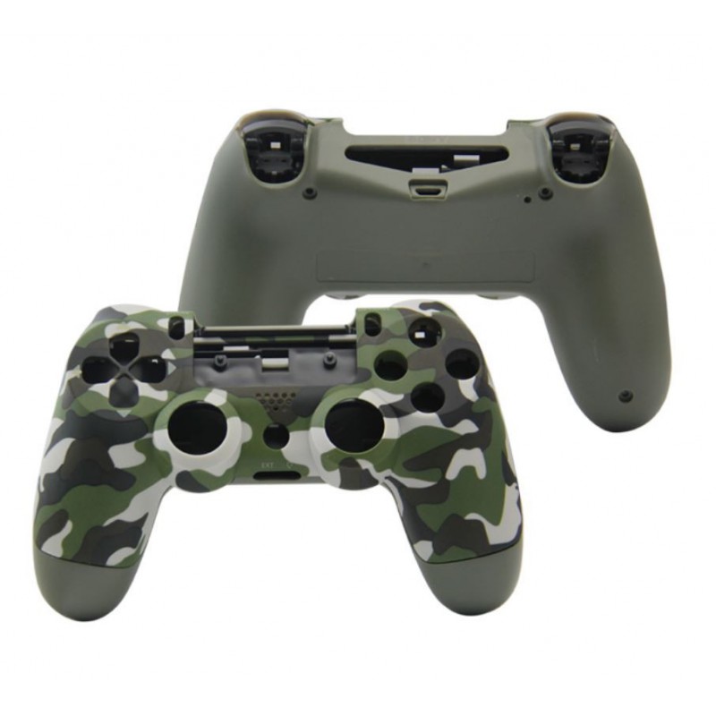 Coque DualShock 4 V2 Look Camouflage + boutons (PS4 Slim)