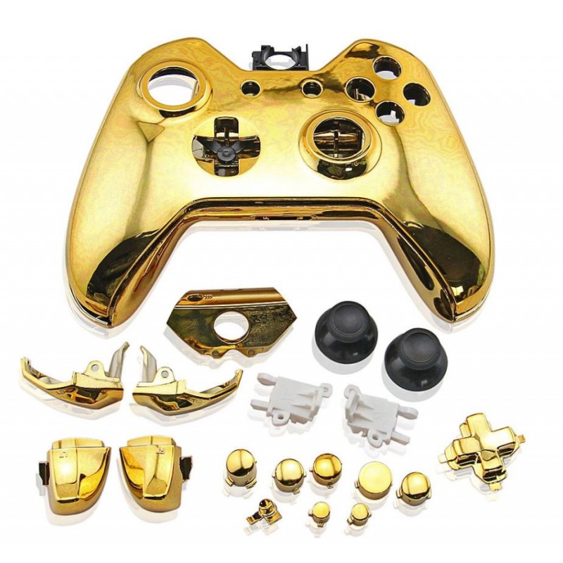 Coque manette Xbox One Chrome + boutons