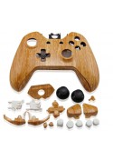 Coque manette Xbox One Look Bois + boutons