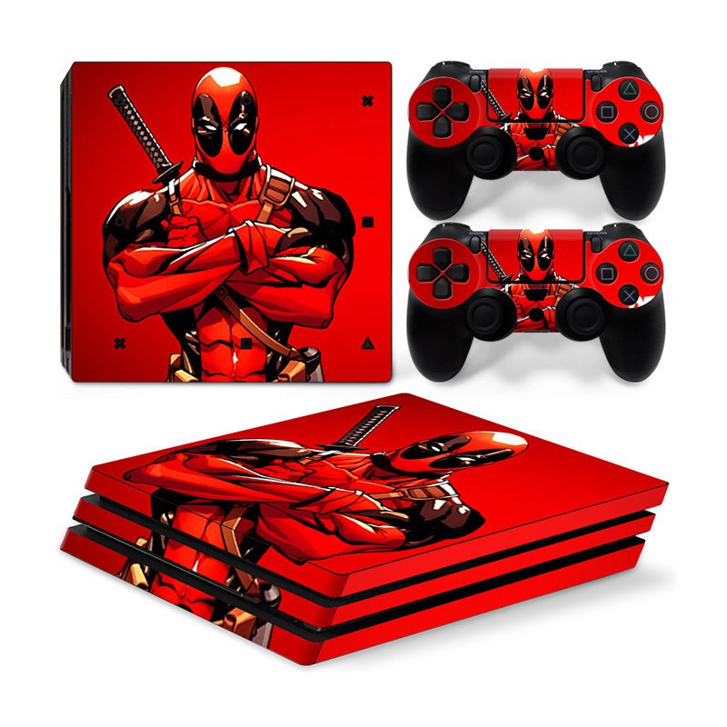 Skin PS4 Pro Deadpool (Stickers)