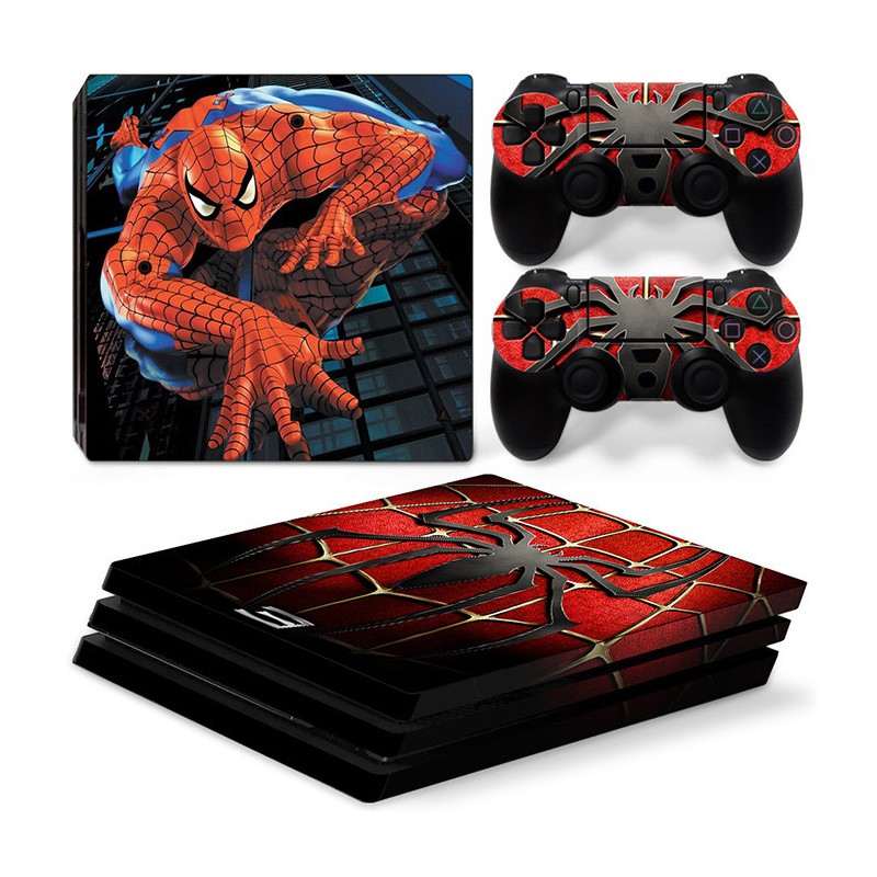 Skin PS4 Pro Spiderman (Stickers)