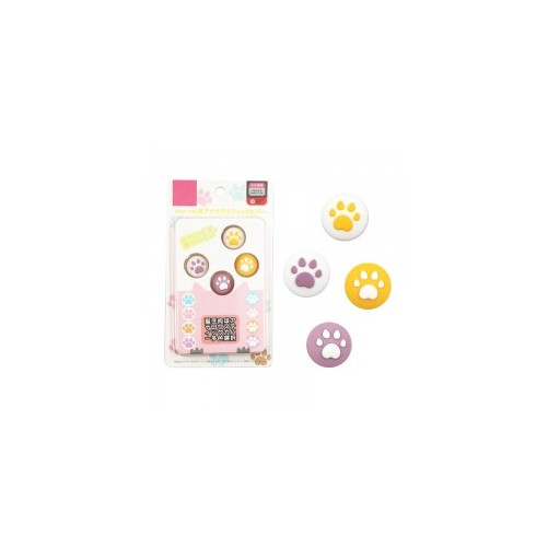 Lot de 4 Chapeaux Joystick Animal Crossing Patte de chat pour Nintendo Switch/PS4/PS3/Xbox 360/Xbox One