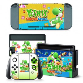 Skin Nintendo Switch Yoshi's Crafted World (Stickers)