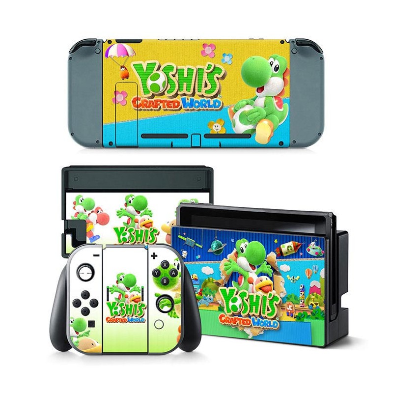Skin Nintendo Switch Yoshi's Crafted World (Stickers)