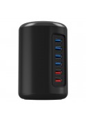 HUB USB 4 ports + 2 Super Charge + Câble (Modèle Cylindre)