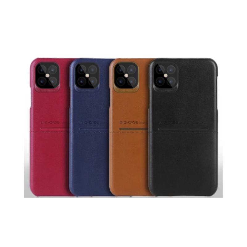 Coque cuir + porte-cartes - iPhone 12 Pro Max