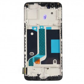 Ecran complet NOIR (LCD + Tactile + Châssis) - OnePlus 5
