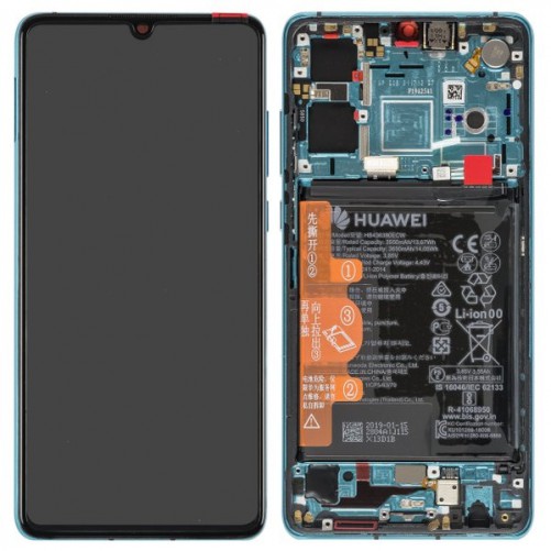 Ecran complet BLEU (Officiel) - Huawei P30