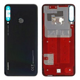 Vitre arrière avec lecteur d'empreintes digitales pour Huawei P40 Lite E Midnight Black