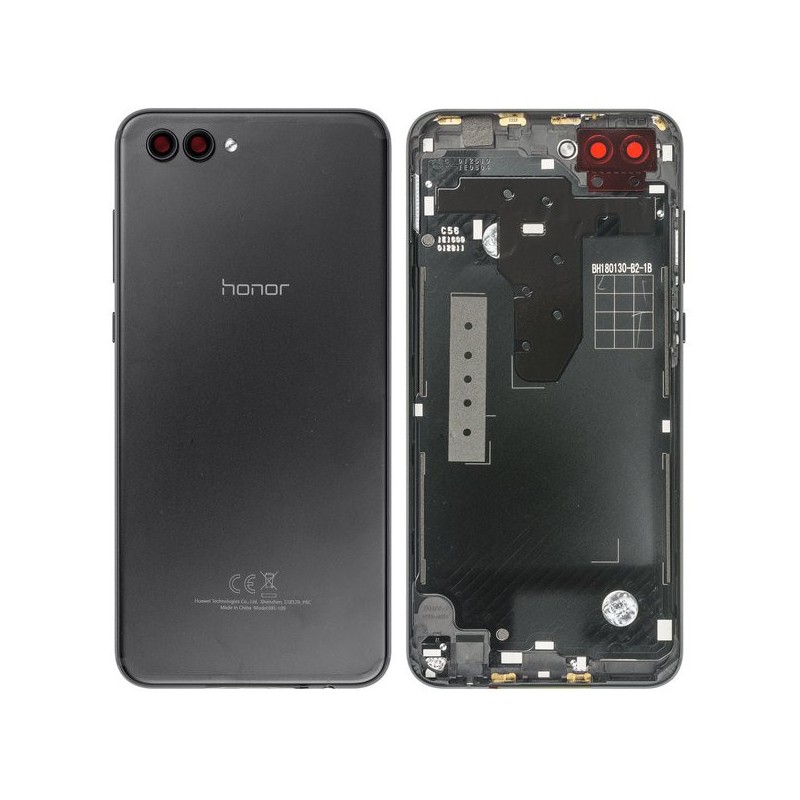 Coque arrière avec lecteur d'empreintes digitales - Huawei Honor View 10 Noir