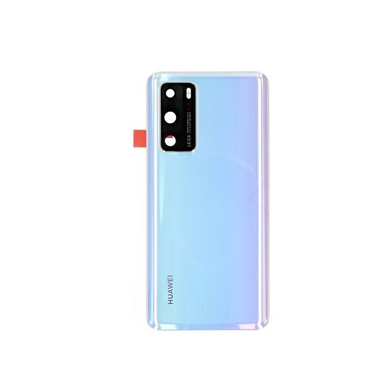 Vitre arrière pour Huawei P40 Blanc