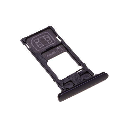 Tiroir pour carte SIM et SD (Officiel) - Xperia XZ2 Compact Noir - Photo 1