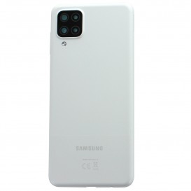 Coque arrière (Officielle) - Galaxy A12 Blanc - Photo 1
