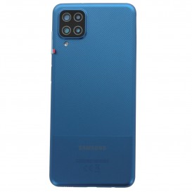 Coque arrière (Officielle) - Galaxy A12 Bleu - Photo 1