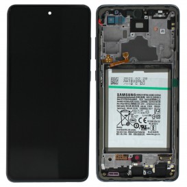 Ecran complet + Batterie (Officiel) - Galaxy A72 Noir - Photo 1