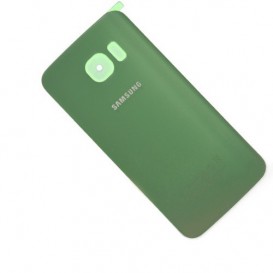 Vitre arrière (Officielle) - Galaxy S6 Edge Vert - Photo 1