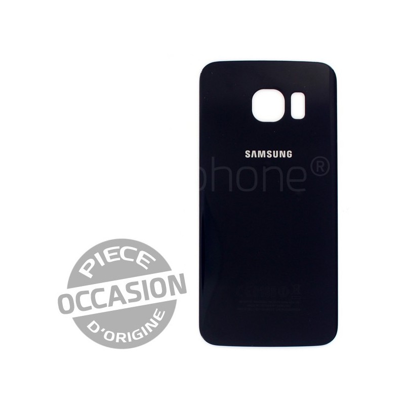 Vitre arrière reconditionnée (Officielle) - Galaxy S6 Edge Noir - Photo 1