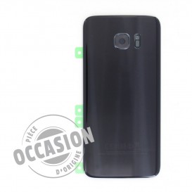 Vitre arrière reconditionnée (Officielle) - Galaxy S7 Edge Noir - Photo 1