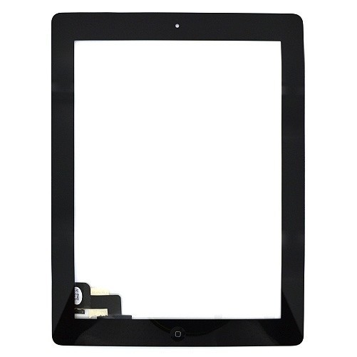Vitre tactile noire avec bouton home - iPad 2 Noir - Photo 3