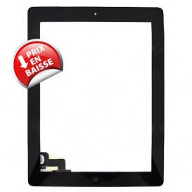 Vitre tactile noire avec bouton home - iPad 2 Noir (Qualité Premium) - Photo 2
