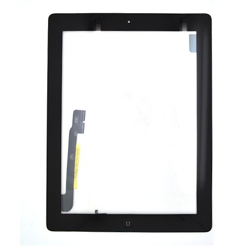 Vitre tactile noire avec bouton home - iPad 3 Noir - Photo 2