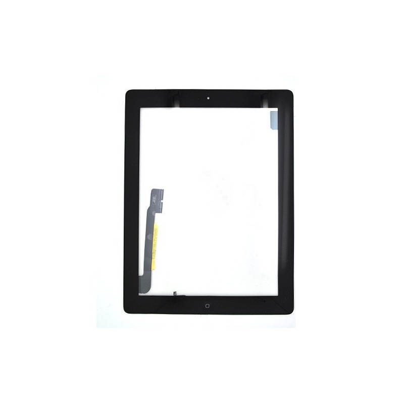 Vitre tactile noire avec bouton home - iPad 3 Noir - Photo 2