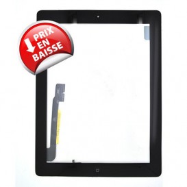 Vitre tactile noire avec bouton home - iPad 3 Noir (Qualité Premium) - Photo 1