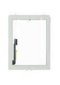 Vitre tactile blanche avec bouton home - iPad 4 Blanc - Photo 1