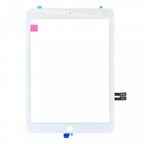 Vitre tactile blanche avec bouton home - iPad 6 (2018) Blanc - Photo 1