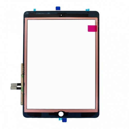 Vitre tactile noire avec bouton home - iPad 6 (2018) Noir - Photo 1