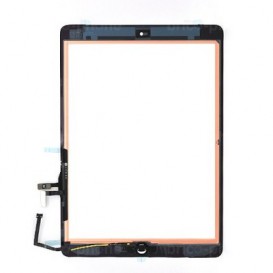 Vitre tactile noire avec bouton home - iPad Air Noir (Qualité Premium) - Photo 1