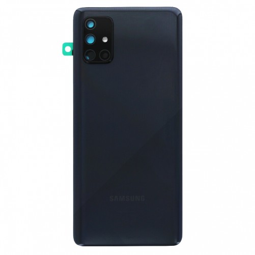 Vitre arrière NOIRE (Officielle) - Galaxy A71 photo 1
