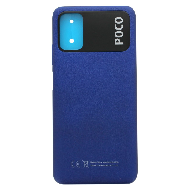 Vitre arrière Bleu pour Xiaomi POCO M3 photo 1