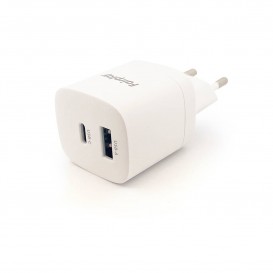 Chargeur secteur recharge rapide USB C + USB A - 30W photo 1