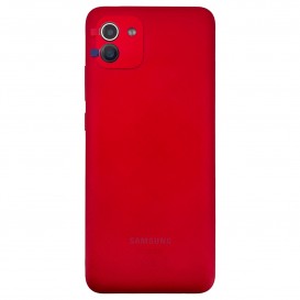 Coque arrière (Officielle) - Galaxy A03 - Rouge photo 1