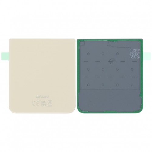 Vitre arrière inférieure (Officielle) - Z Flip3 - Crème photo 1